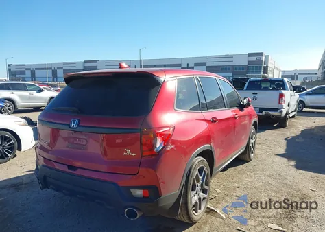 2022 Honda Passport 2Wd Ex-L z USA, uszkodzony, nr VIN 5FNYF7H50NB002124